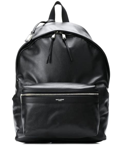 yves saint laurent leather backpack|saint laurent city leather backpack.